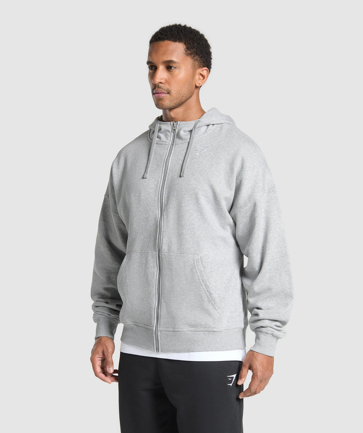 Essential Oversized Zip Up Hoodie