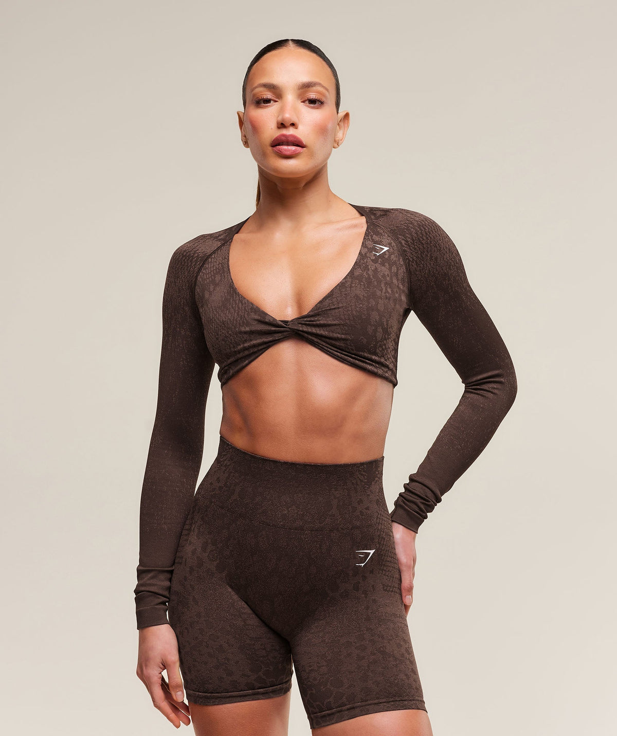 Adapt Animal X Whitney Seamless Long Sleeve Top