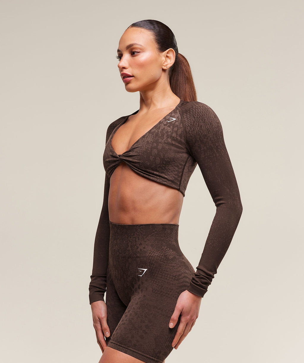 Adapt Animal X Whitney Seamless Long Sleeve Top