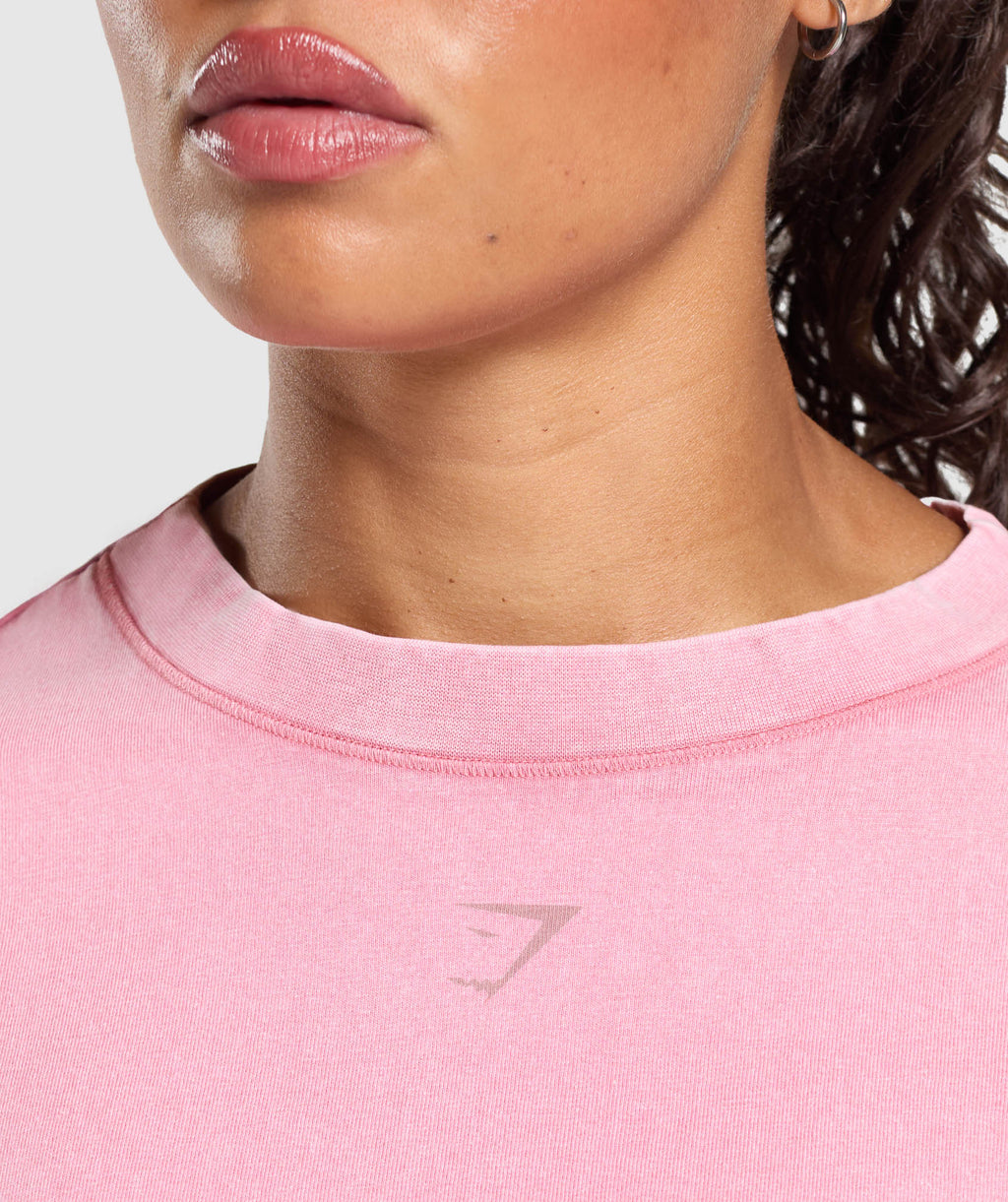 GSLC Washed Graphic Crop Top