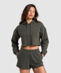 Fleece Crop Pullover