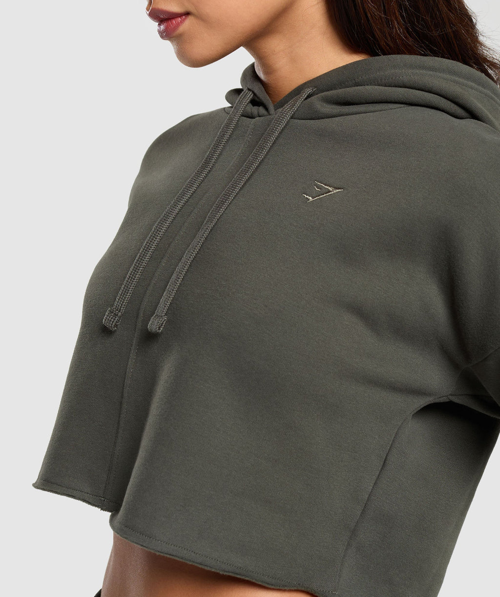 Fleece Crop Pullover