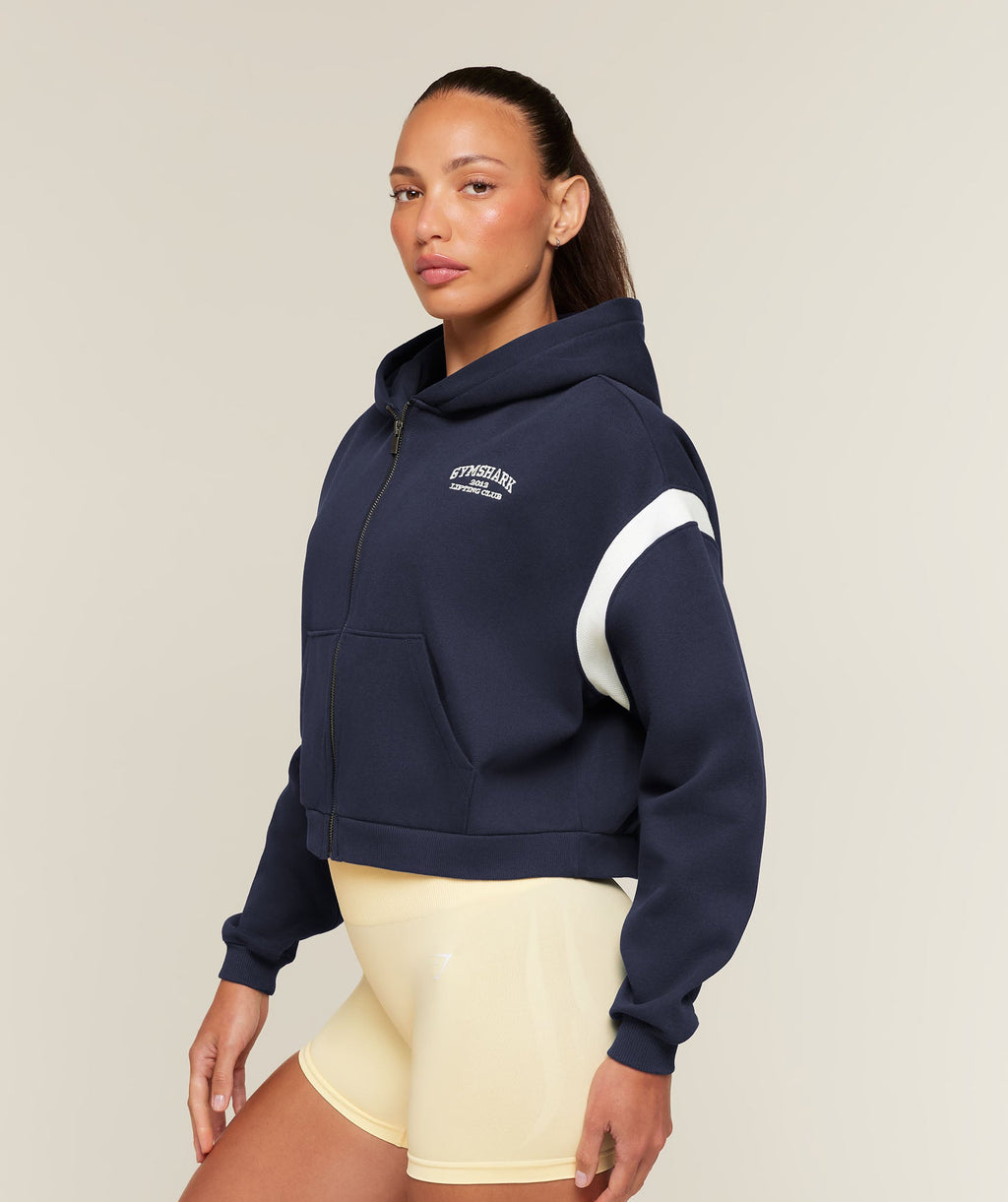 Cosy Luxe Campus Full Zip Hoodie