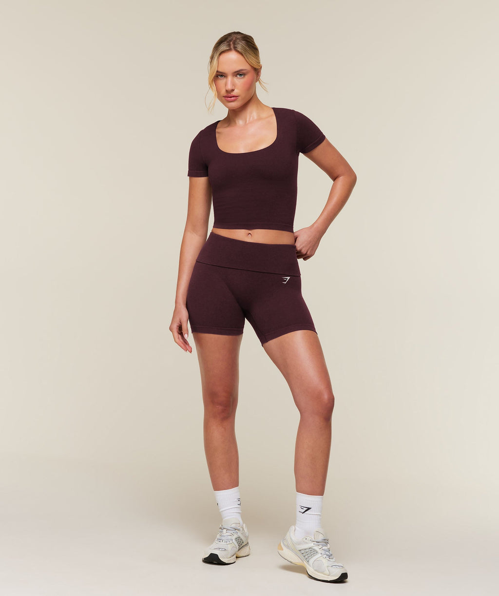 CottonMove™ Midi Short Sleeve Top