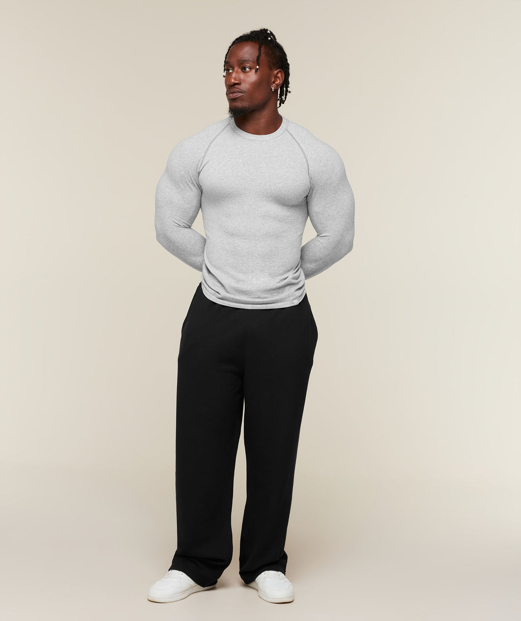 Cotton Seamless Long Sleeve T-Shirt