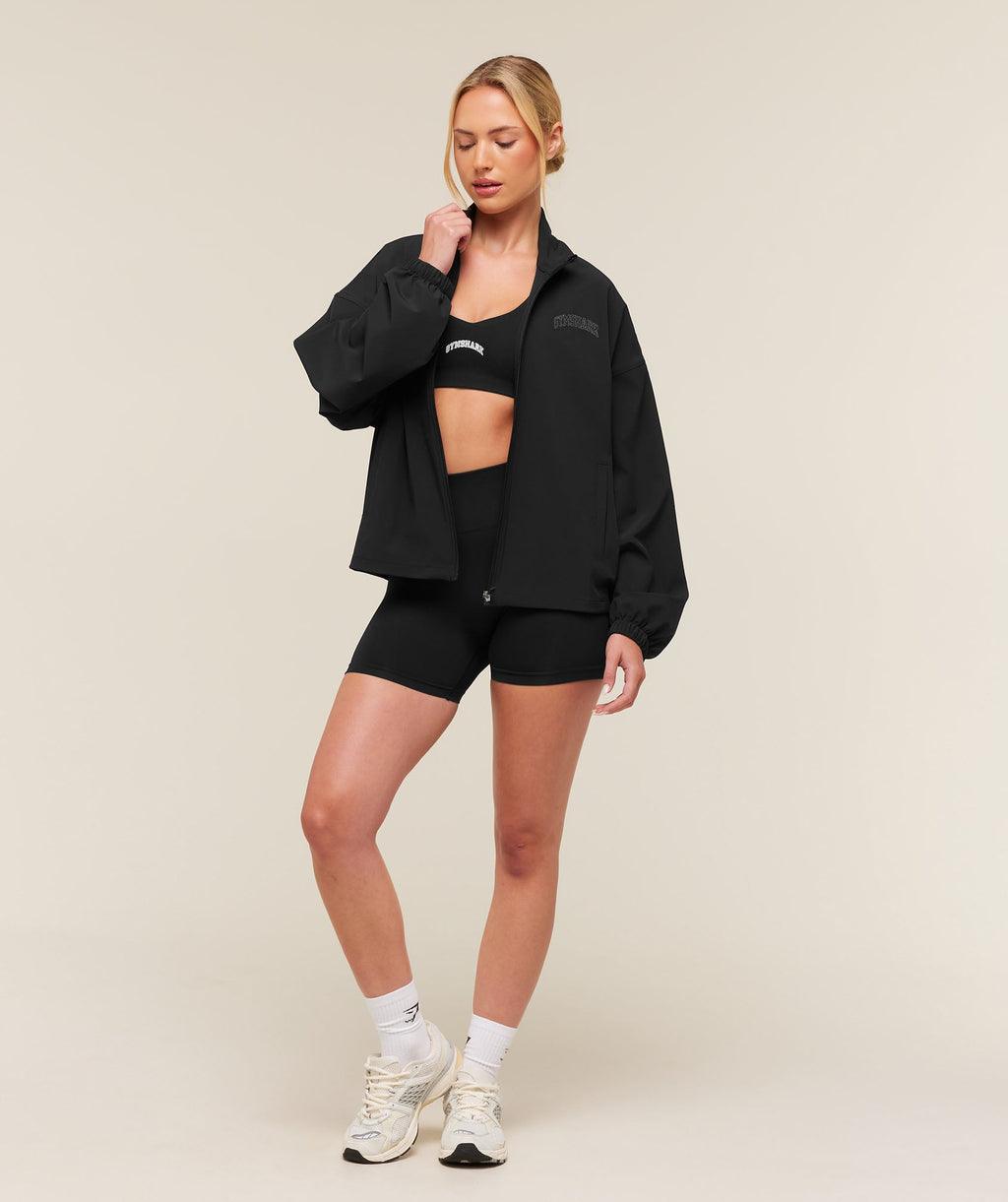 College Crest Graphic Track Jacket