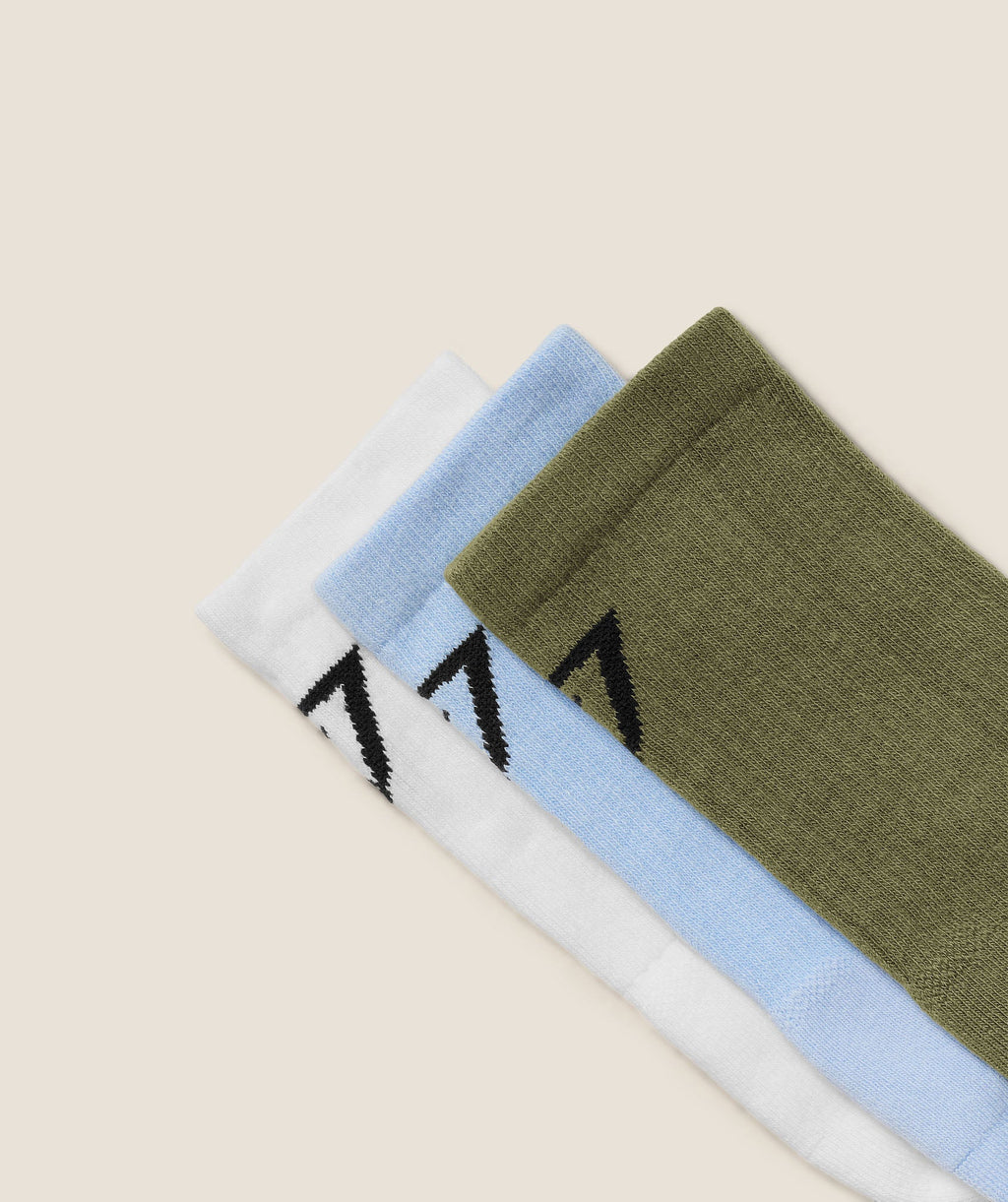 Performance Crew Socks 3pk