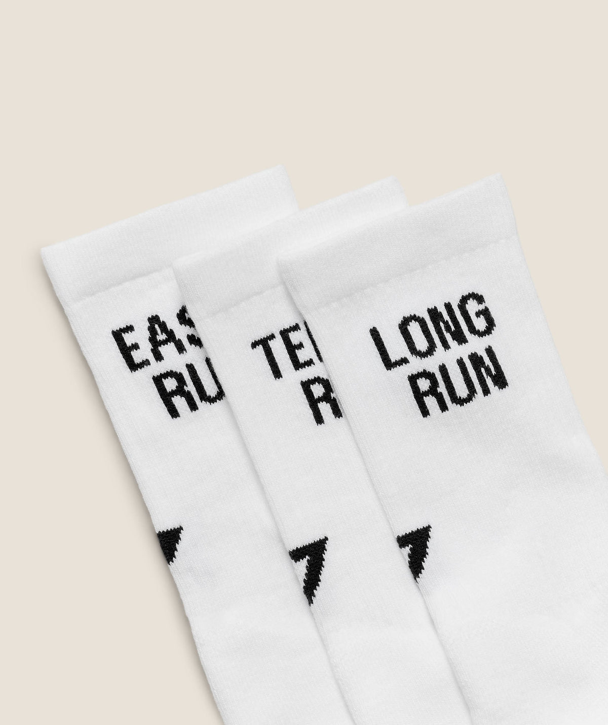 Running Graphic Performance Crew Sock 3pk