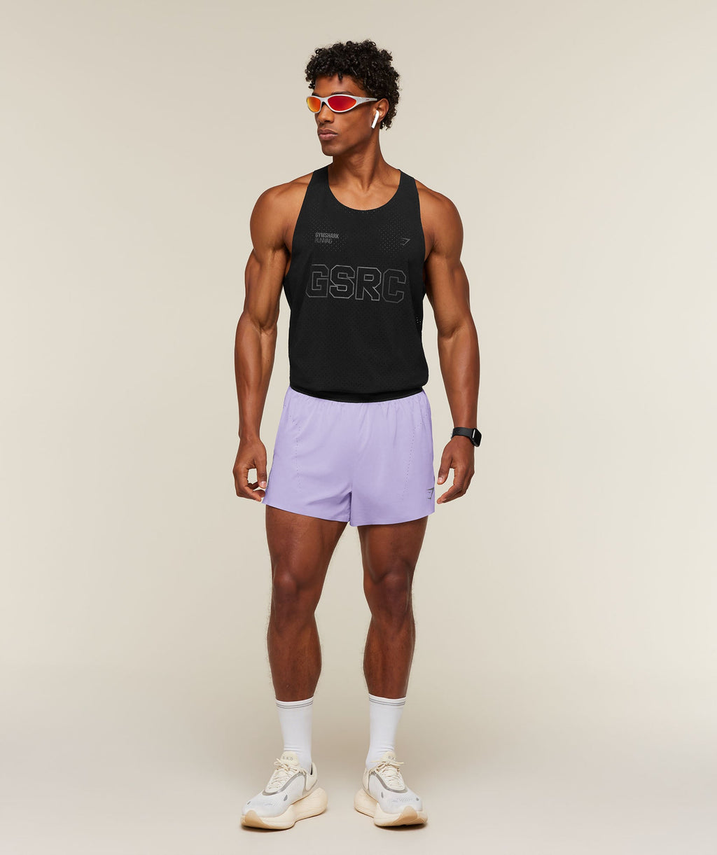 Running Elite High Split Race Day Shorts
