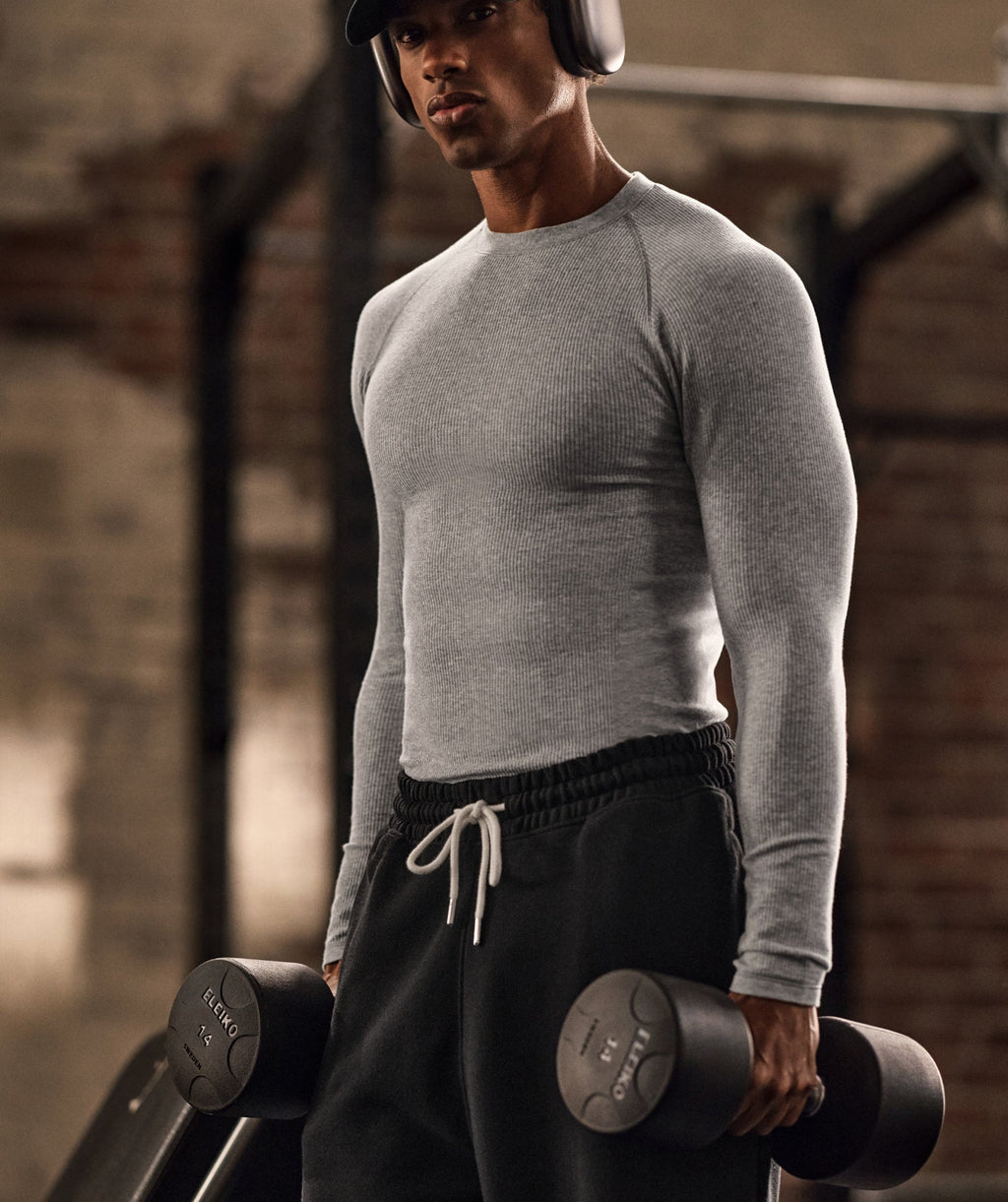 Cotton Seamless Long Sleeve T-Shirt
