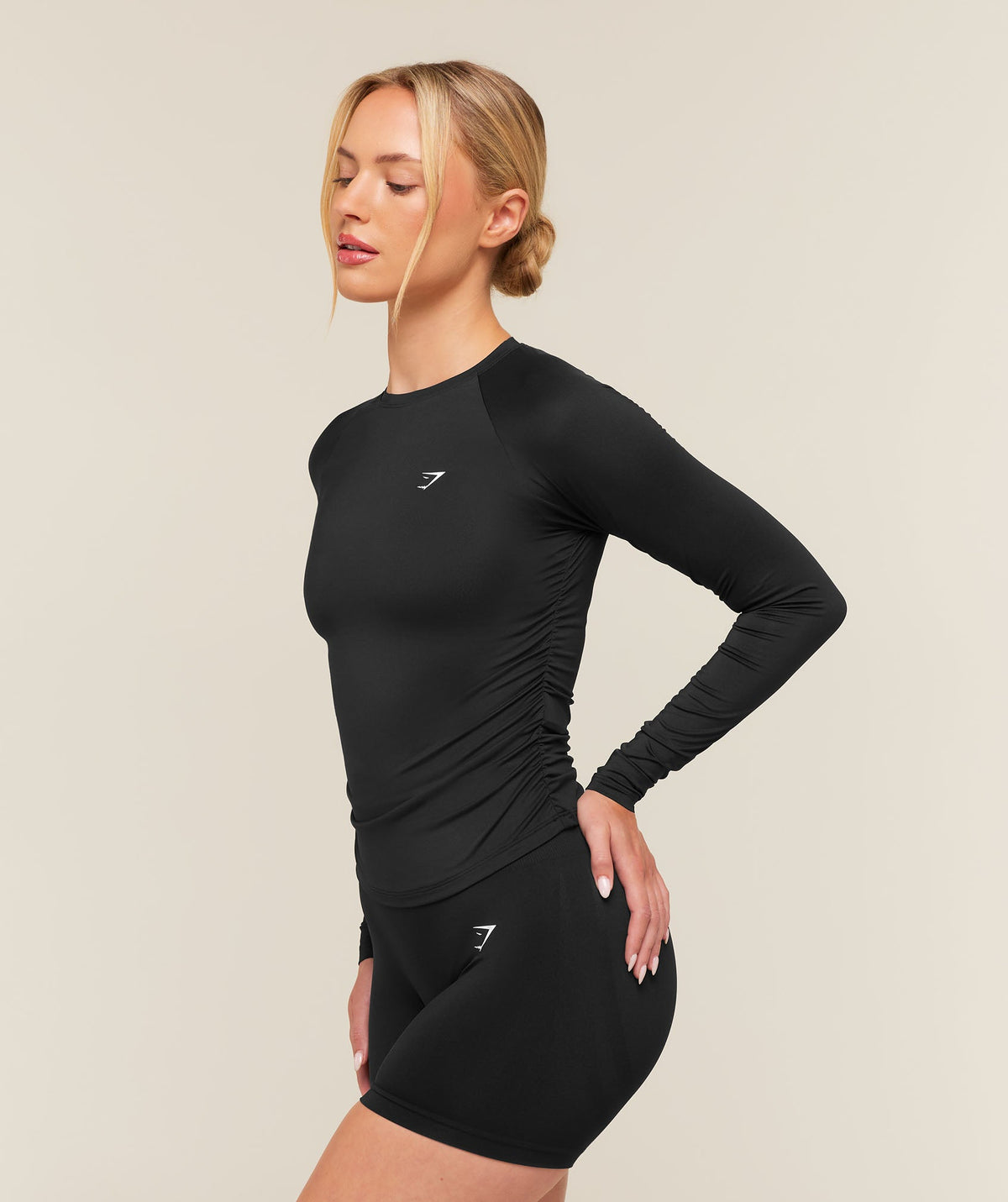 Training Ruche Long Sleeve Top