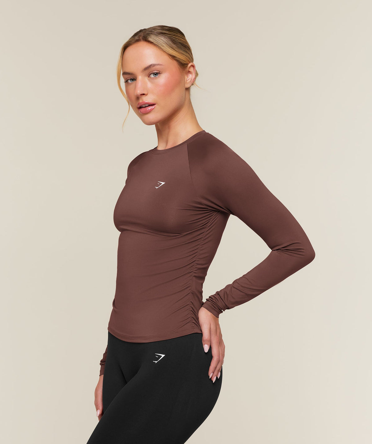 Training Ruche Long Sleeve Top