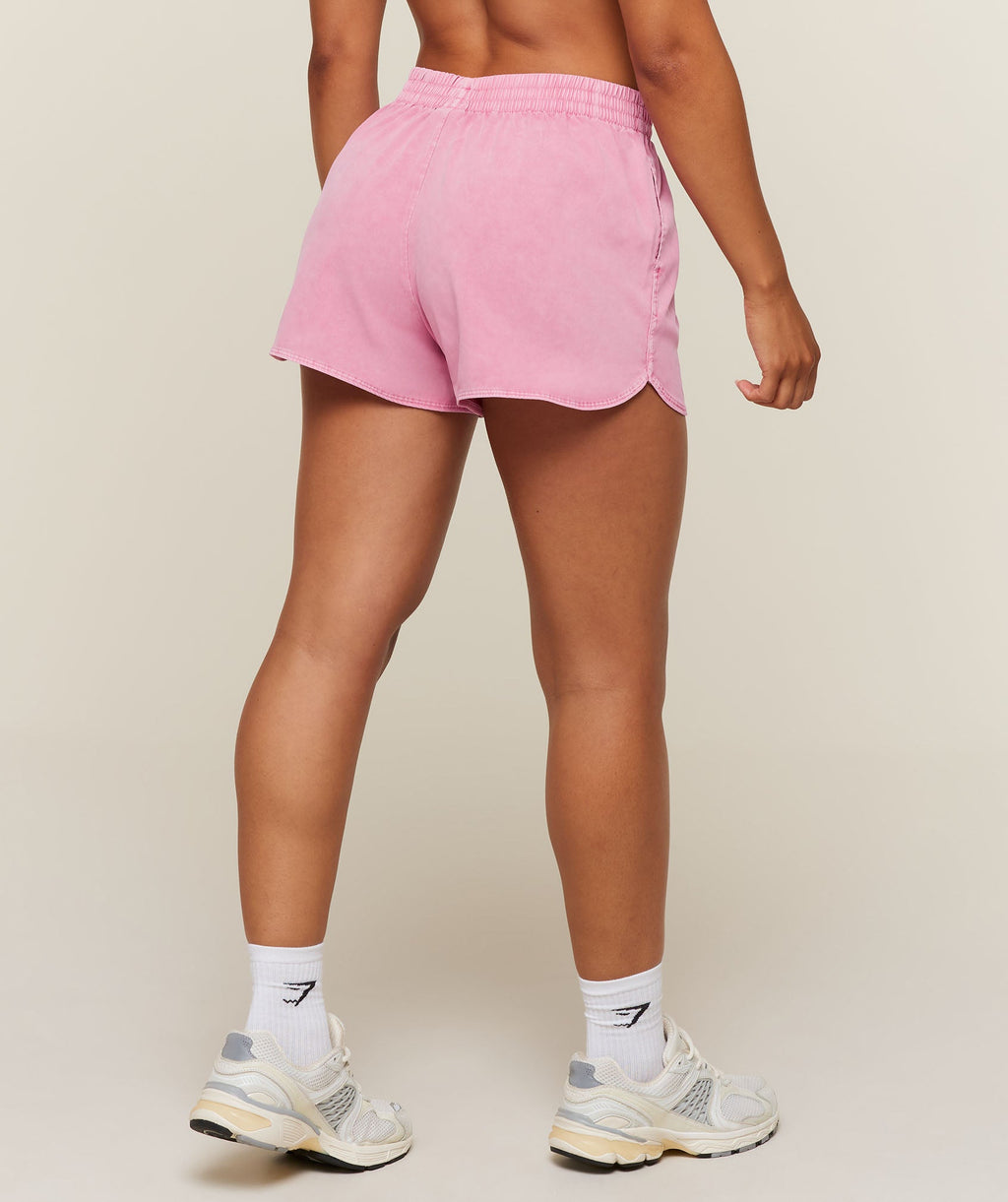 Washed Pastel Woven Shorts