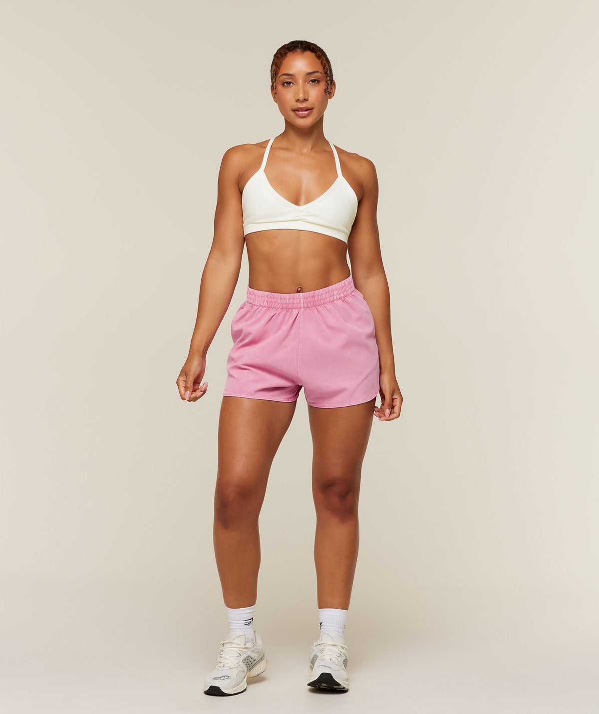 Washed Pastel Woven Shorts