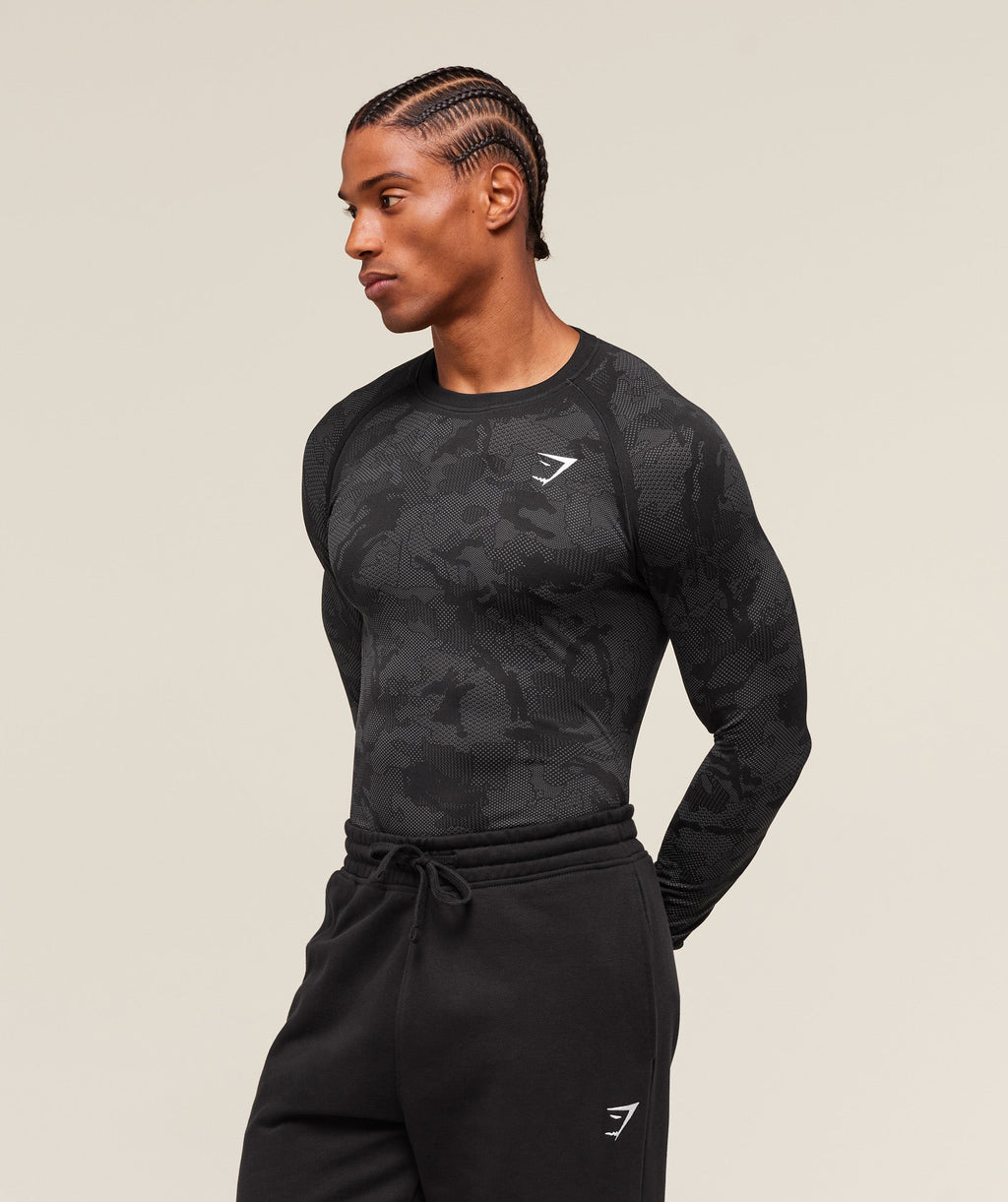 Geo Seamless Long Sleeve T-Shirt