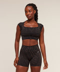 Adapt Houndstooth Midi Top