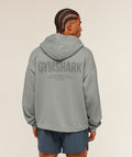 Conditioning Club Washed Zip Through Hoodie