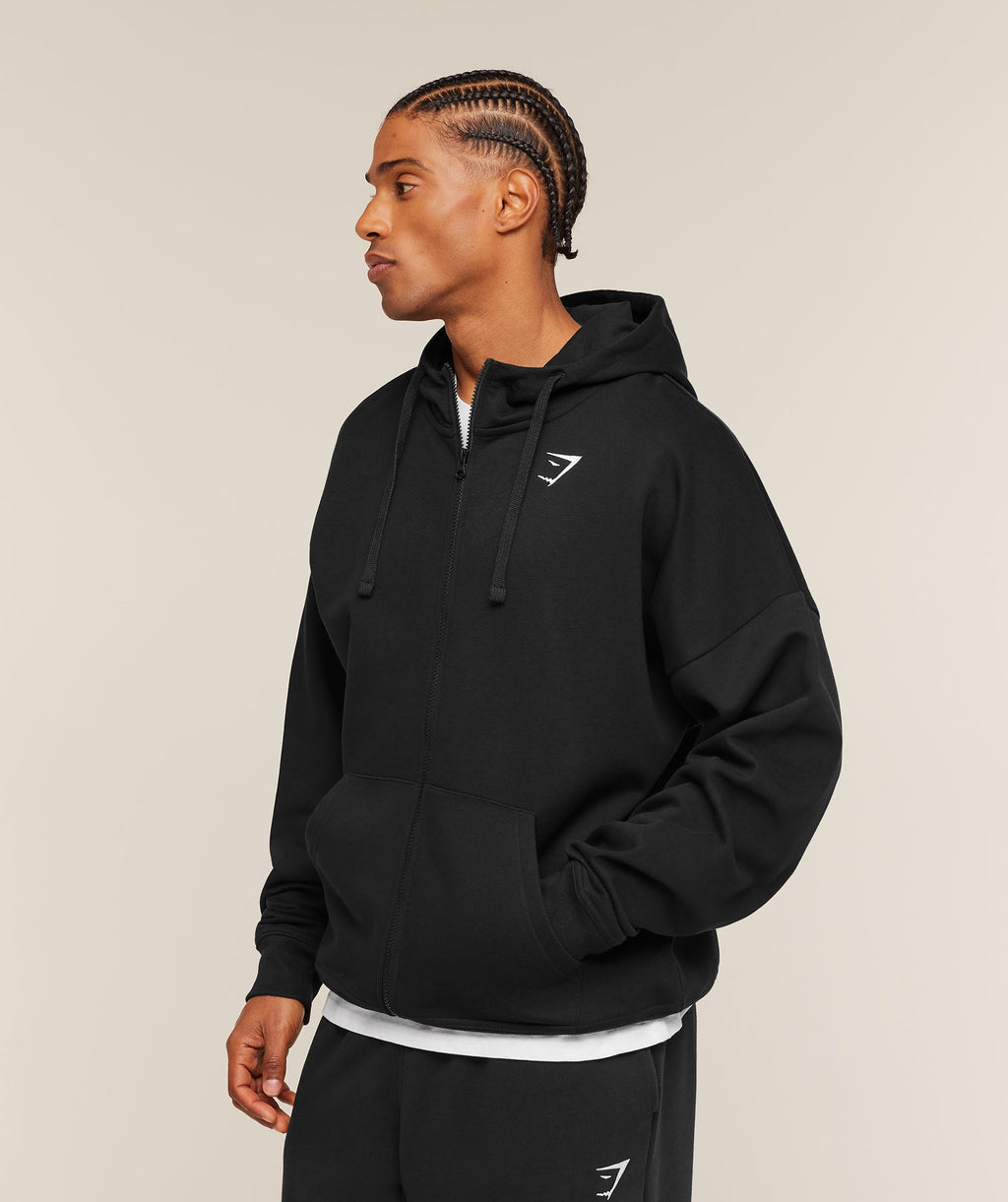 Essential Oversized Zip Up Hoodie