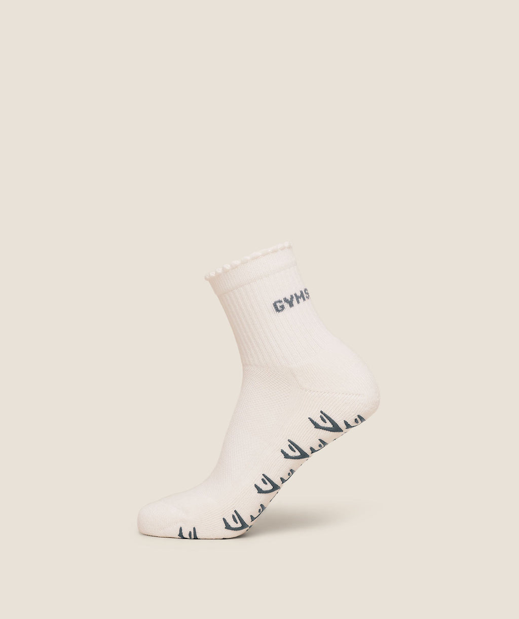 Frill Pilates Midi Sock