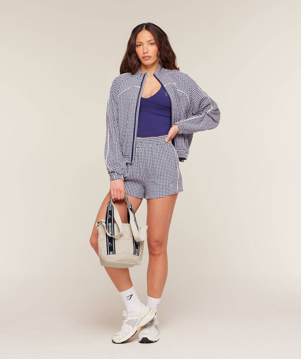 Gingham Track Jacket