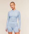 Vital Seamless Midi Zip 2.0 Pullover
