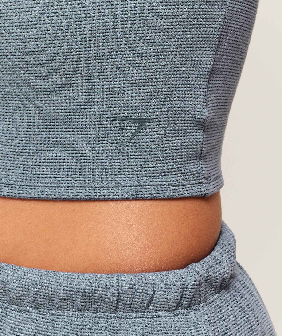 Waffle Cropped Tank