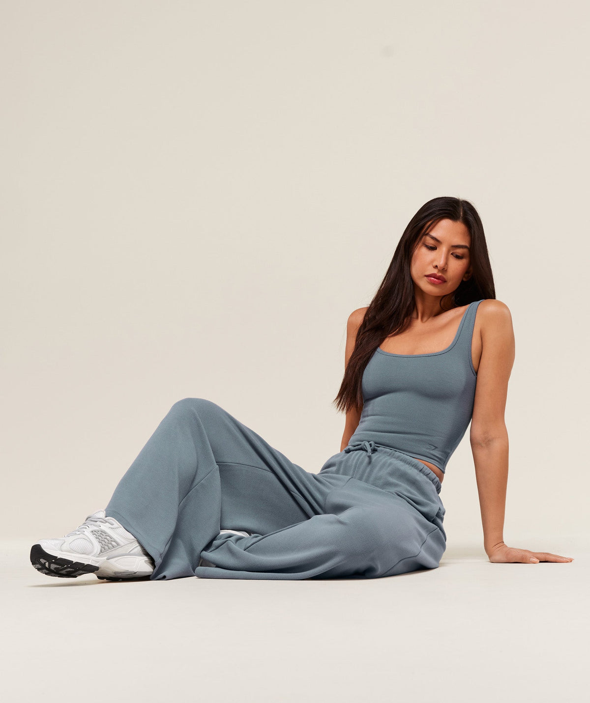 Waffle Cropped Tank